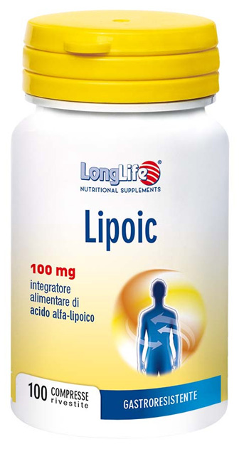 LONGLIFE LIPOIC 100 MG 100 CAPSULE RIVESTITE DA 400 MG - Pharmaleader