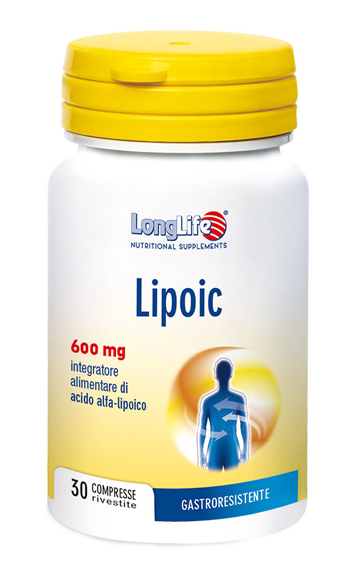 LONGLIFE LIPOIC 600 MG 30 COMPRESSE RIVESTITE DA 870 MG - Pharmaleader