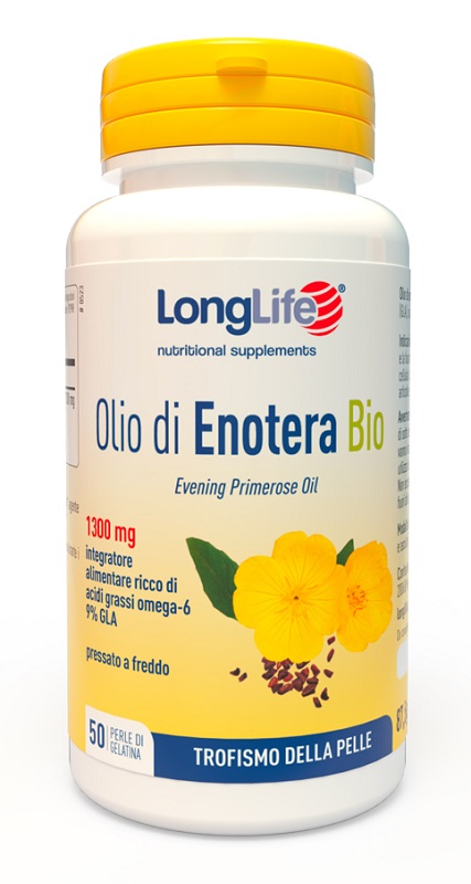 LONGLIFE OLIO ENOTERA BIO 1300 MG 50 PERLE IN GELATINA - Pharmaleader