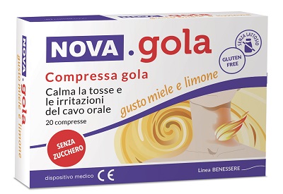 NOVA GOLA LIMONE/MIELE 20 COMPRESSE - Pharmaleader