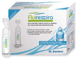 FLUIRESPIRA SOLUZIONE FISIOLOGICA STERILE 30 FLACONCINI MONODOSE DA 5ML - Pharmaleader