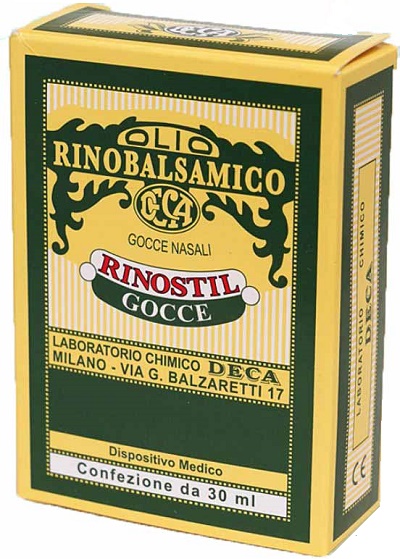 RINOSTIL GOCCE NASALI FLACONE 30ML OLIO RINOBALSAMICO PER LAPROTEZIONE DELLA MUCOSA NASALE E LA PULIZIA DELLE FOSSE NASALI - Pharmaleader