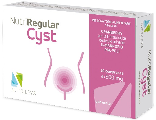 NUTRIREGULAR CYST 20 CAPSULE 500 MG - Pharmaleader
