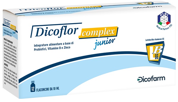 DICOFLOR COMPLEX JUNIOR 12 FLACONI DA 10 ML - Pharmaleader