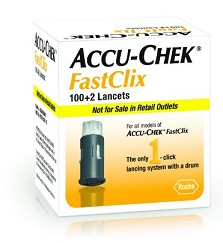 LANCETTE PUNGIDITO ACCU-CHEK FASTCLIX 100 + 2 PEZZI - Pharmaleader