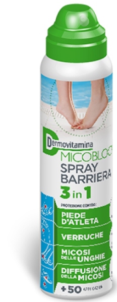 DERMOVITAMINA MICOBLOCK SPRAY BARRIERA 3 IN 1 PIEDE D'ATLETA 100 ML - Pharmaleader