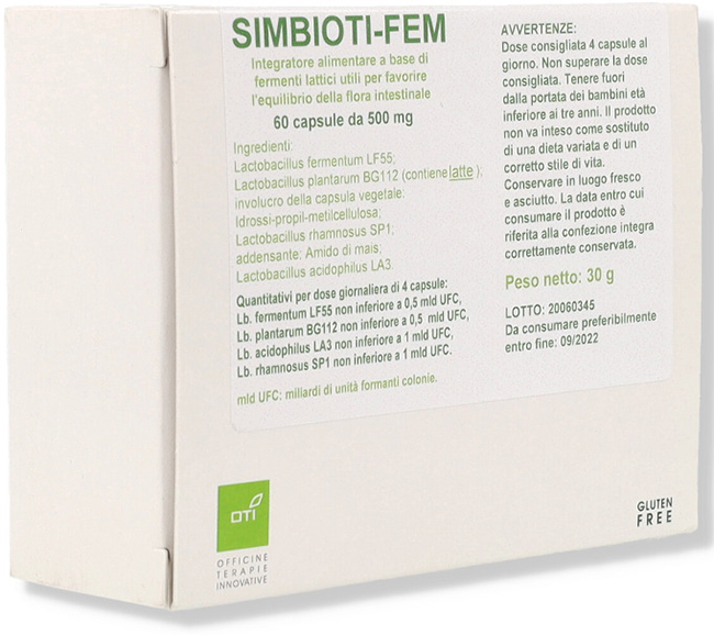 SIMBIOTI FEM 60 CAPSULE - Pharmaleader