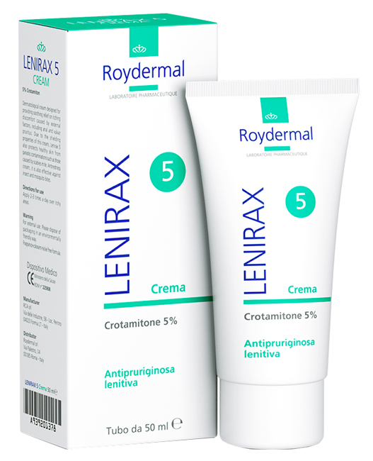 LENIRAX 5 CREMA DERMATOLOGICA CROTAMITONE 5% 50 ML - Pharmaleader