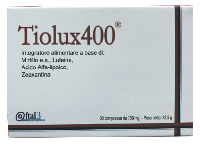 TIOLUX 400 30 COMPRESSE - Pharmaleader