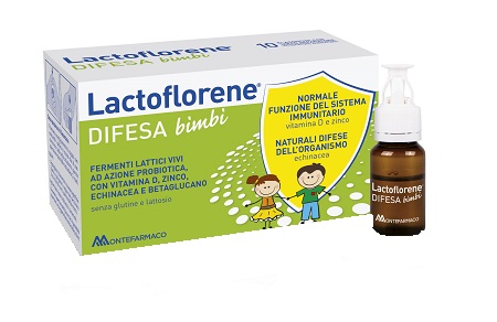 LACTOFLORENE DIFESA BAMBINI 10 FLACONI 100 ML - Pharmaleader