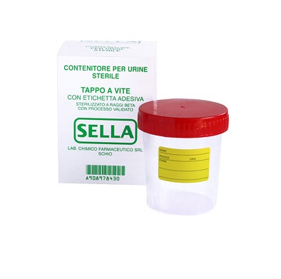 CONTENITORE PER URINA URIN TEST VACUUM STERILE 150ML - Pharmaleader