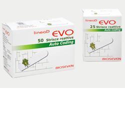 STRISCE MISURAZIONE GLICEMIA LINEA D EVO 25 PEZZI - Pharmaleader