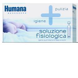 HUMANA SOLUZIONE FISIOLOGICA MONODOSE, 20 FLACONCINI DA 5ML - Pharmaleader