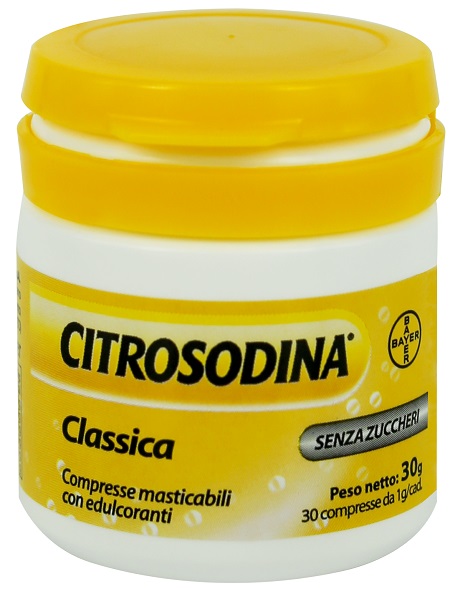 CITROSODINA CLASSICA 30 COMPRESSE MASTICABILI - Pharmaleader