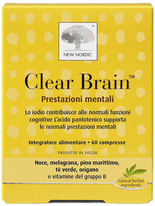 CLEAR BRAIN 60 COMPRESSE - Pharmaleader