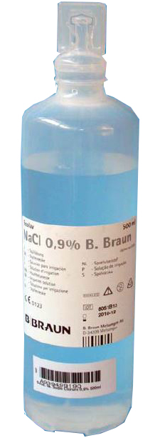 SOLUZIONE FISIOLOGICA 0,9% SODIO CLORURO 500 ML NON INIETTABILE - Pharmaleader