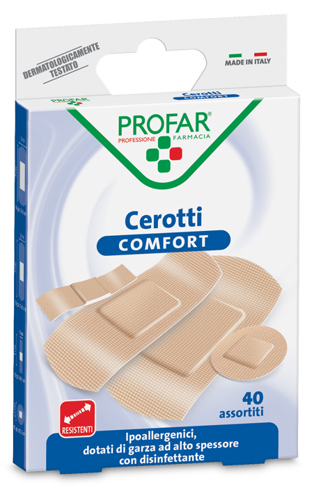 CEROTTO COMFORT ASSORTITI 40 PEZZI PROFAR - Pharmaleader
