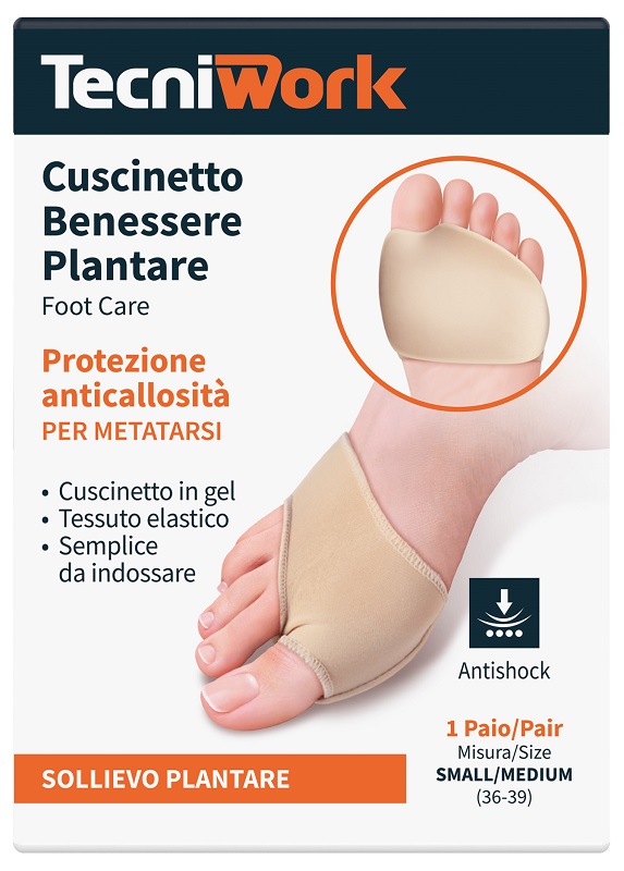 BENESSERE PLANTARE CUSCINETTO SMALL/MEDIUM 1 PAIO - Pharmaleader