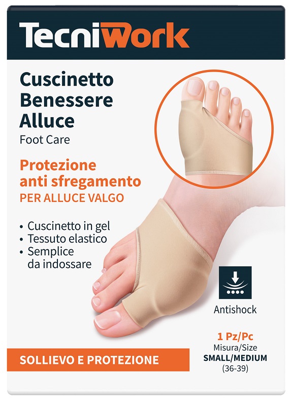 BENESSERE ALLUCE CUSCINETTO SMALL/MEDIUM 1 PEZZO - Pharmaleader