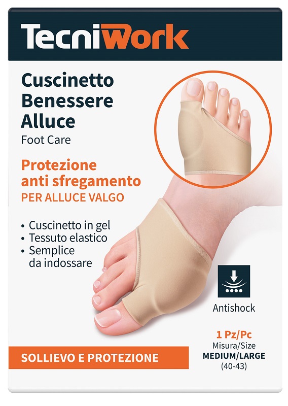 BENESSERE ALLUCE CUSCINETTO MEDIUM/LARGE 1 PEZZO - Pharmaleader