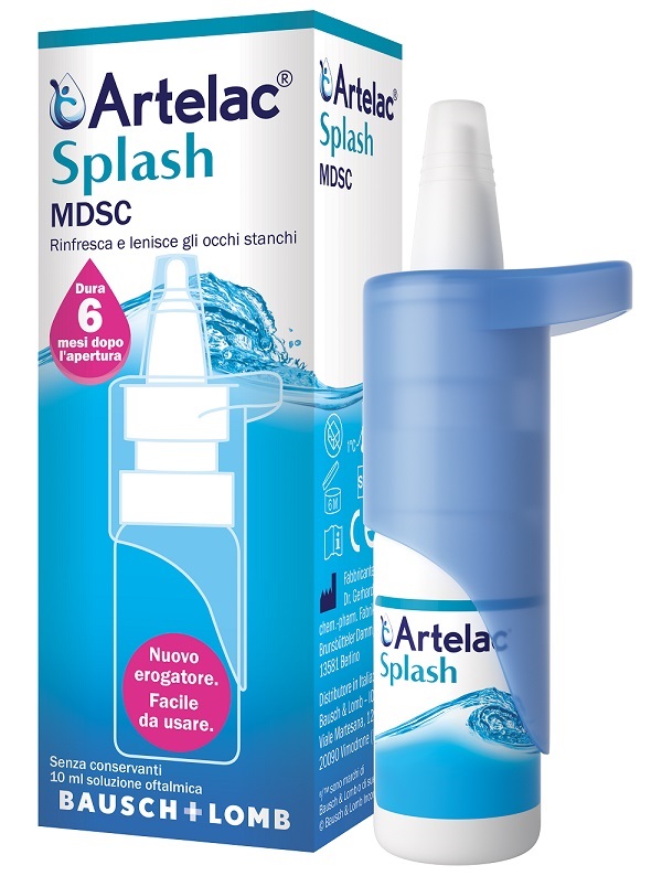 ARTELAC SPLASH GOCCE OCULARI 10 FLACONCINI MONODOSE 0,5 ML - Pharmaleader