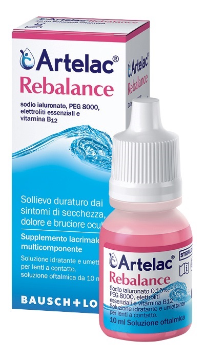 ARTELAC REBALANCE GOCCE OCULARI MULTIDOSE SENZA CONSERVANTI 10 ML - scad.10/2025 - Pharmaleader