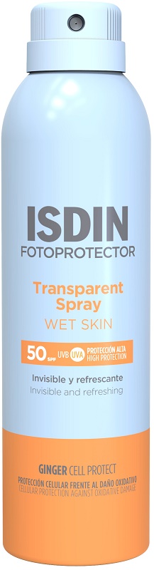 TRANSPARENT SPRAY WET SKIN SPF50 250 ML - Pharmaleader