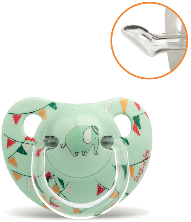SUAVINEX LE CIRQUE ELEFANTE SUCCHIETTO ANATOMICO S 6/18 MESI VERDE - Pharmaleader