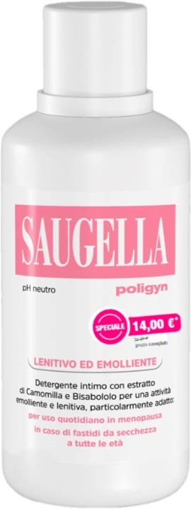 SAUGELLA POLIGYN PH NEUTRO LENITIVO ED EMOLLIENTE 500 ML TAGLIO PREZZO - Pharmaleader