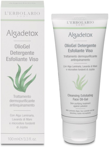ALGADETOX OLIOGEL DETERGENTE ESFOLIANTE VISO TRATTAMENTO DERMOPURIFICANTE ANTINQUINAMENTO 100 ML - Pharmaleader