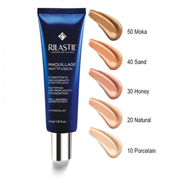 RILASTIL MAQUILLAGE FONDOTINTA RIEQUILIBRANTE MATTIFIANT 40 30 ML - Pharmaleader