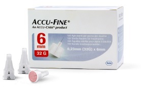 AGO PER PENNA DA INSULINA ACCU-FINE PEN NEEDLE ACCU-CHEK GAUGE 32 X 6MM 100 PEZZI - Pharmaleader
