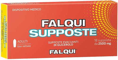 SUPPOSTE FALQUI 18 SUPPOSTE CON GLICERINA 2500MG ADULTI - Pharmaleader