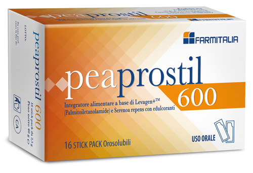 PEAPROSTIL 600 16 STICK PACK OROSOLUBILI - Pharmaleader