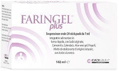 FARINGEL PLUS 20 STICK PACK 7 ML - Pharmaleader