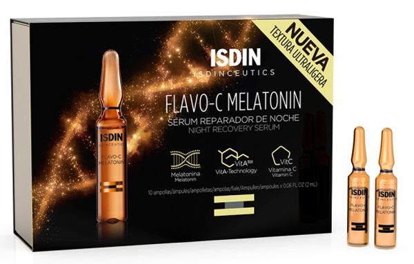 ISDINCEUTICS FLAVO C MELATONIN 10 FIALE - Pharmaleader