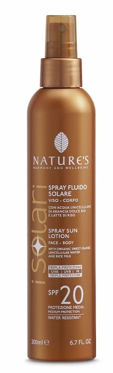 NATURE'S I SOLARI SPRAY FLUIDO SPF20 200 ML - Pharmaleader