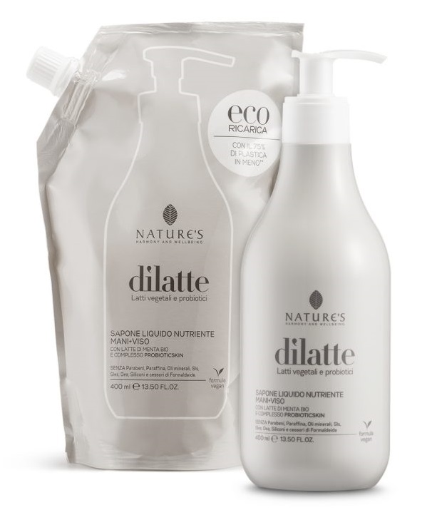 NATURE'S DILATTE SAPONE LIQUITO MANI/VISO RICARICA 400 ML - Pharmaleader