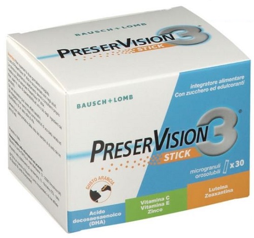 PRESERVISION 3 30 STICK OROSOLUBILI DA 2 G - Pharmaleader