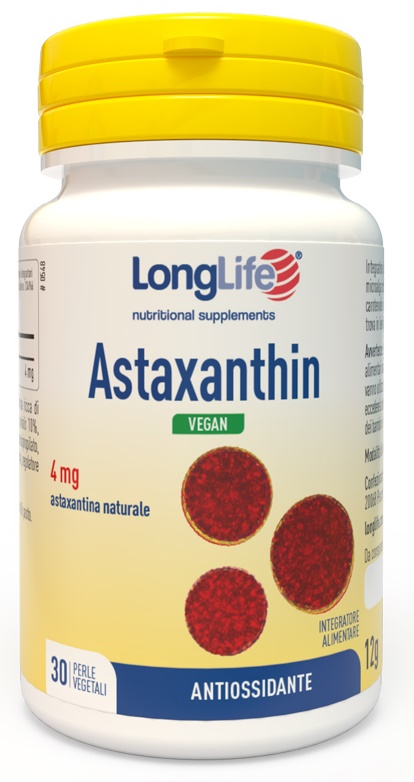 LONGLIFE ASTAXANTHIN 30 PERLE VEGETALI - Pharmaleader