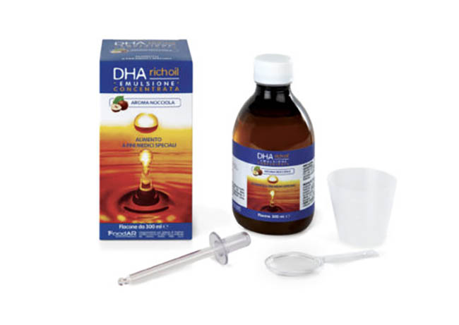 DHA RICHOIL SCIROPPO AL 25% DI DHA DI ORIGINE ALGALE GUSTO MANDORLA 30 ML - Pharmaleader