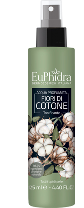 EUPHIDRA ACQUA PROFUMATA COTONE IN FLACONE CON ETICHETTA POMPA SPRAY - Pharmaleader