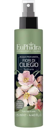 EUPHIDRA ACQUA PROFUMATA CILIEGIO IN FLACONE CON ETICHETTA POMPA SPRAY - Pharmaleader
