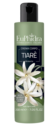 EUPHIDRA CREMA CORPO IDRATANTE TIARE' IN FLACONE CON ETICHETTA - Pharmaleader