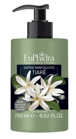 EUPHIDRA SAPONE LIQUIDO MANI TIARE' IN FLACONE CON ETICHETTA DISPENSER - Pharmaleader