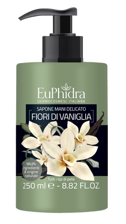 EUPHIDRA SAPONE LIQUIDO MANI VANIGLIA IN FLACONE CON ETICHETTA DISPENSER - Pharmaleader