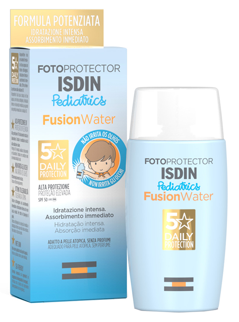 FOTOPROTECTOR PEDIATRICS FUSION WATER SPF50 - Pharmaleader