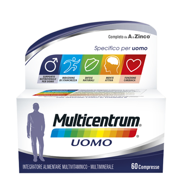 MULTICENTRUM UOMO 60 COMPRESSE scad. 06/2025 - Pharmaleader