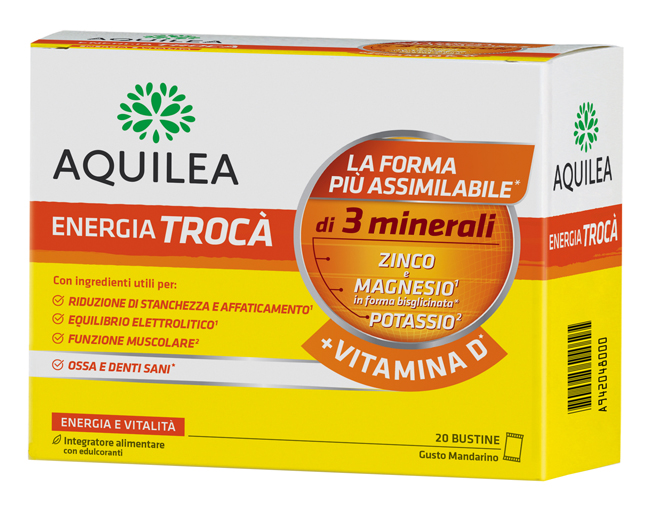 AQUILEA ENERGIA TROCA'+VIT D 20 BUSTINE - Pharmaleader