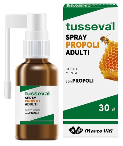 TUSSEVAL GOLA PROPOLI SPRAY PER ADULTI 30 ML - Pharmaleader
